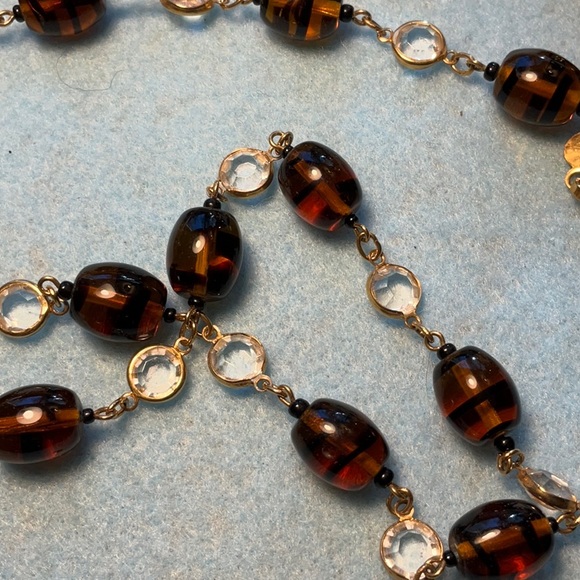 Ballagio crystal and bead costume necklace - Picture 2 of 9